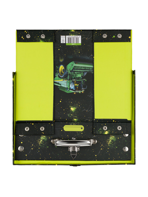 BAAGL  BAAGL Sklopivi školski kovčeg Traktor s okovima