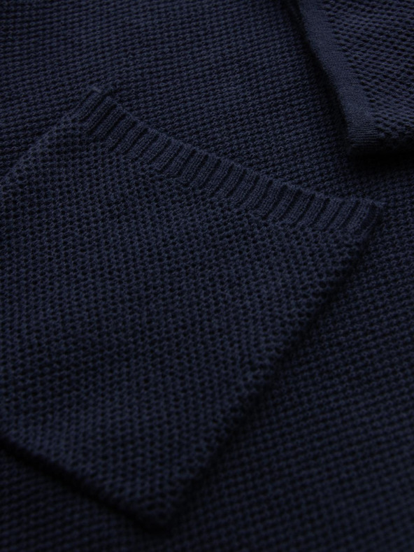 Ombre Clothing Tamnoplavi muški kardigan s džepovima Ombre Clothing