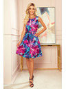 numoco Haljina A kroja s plavim i ružičastim cvjetovima Numoco VICTORIA