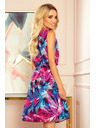 numoco Haljina A kroja s plavim i ružičastim cvjetovima Numoco VICTORIA