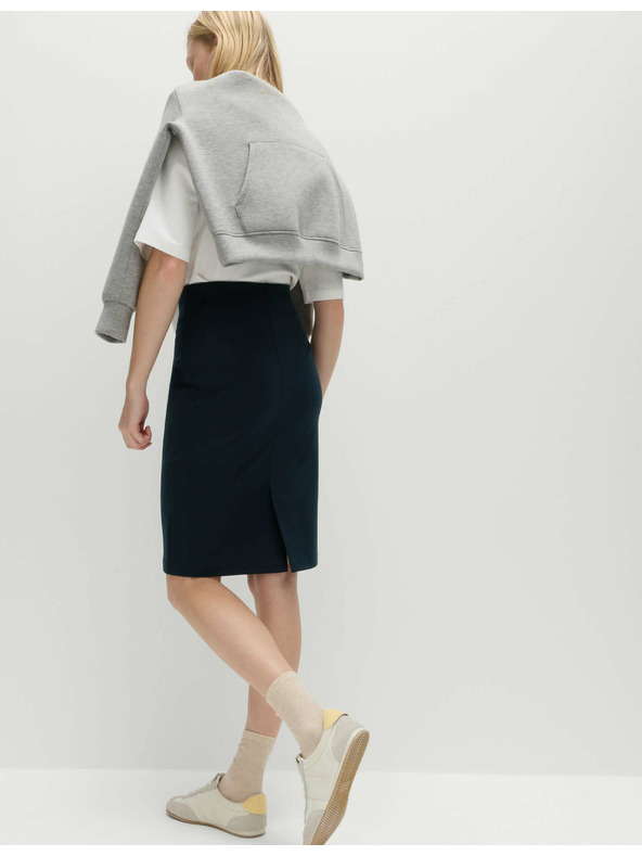 Marks & Spencer Jersey uska suknja do koljena Marks & Spencer mornarsko plava