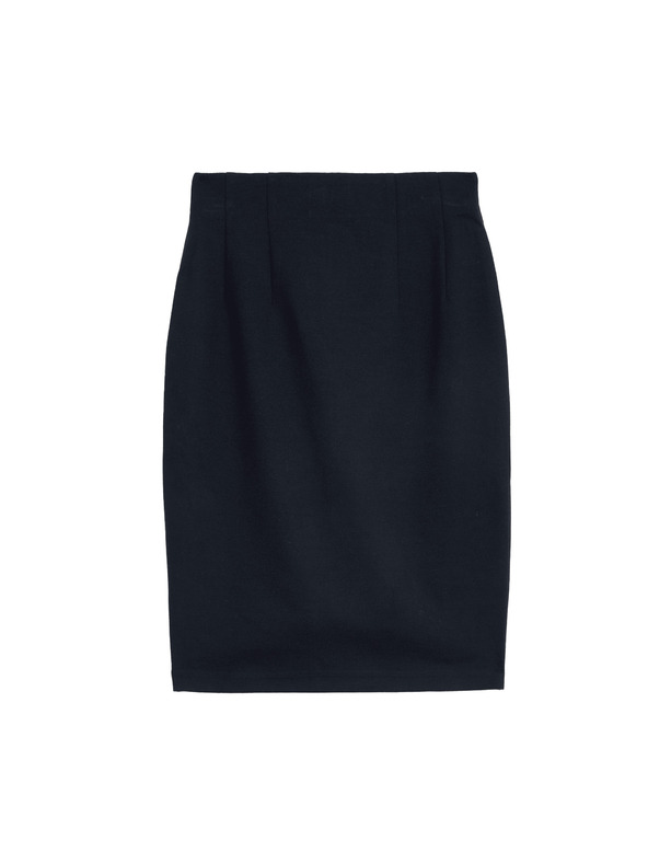 Marks & Spencer Jersey uska suknja do koljena Marks & Spencer mornarsko plava