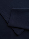 Ombre Clothing Muška BASIC majica s dugim rukavima i polo ovratnikom - tamno plava V3 OM-POBL-0162 Ombre Clothing