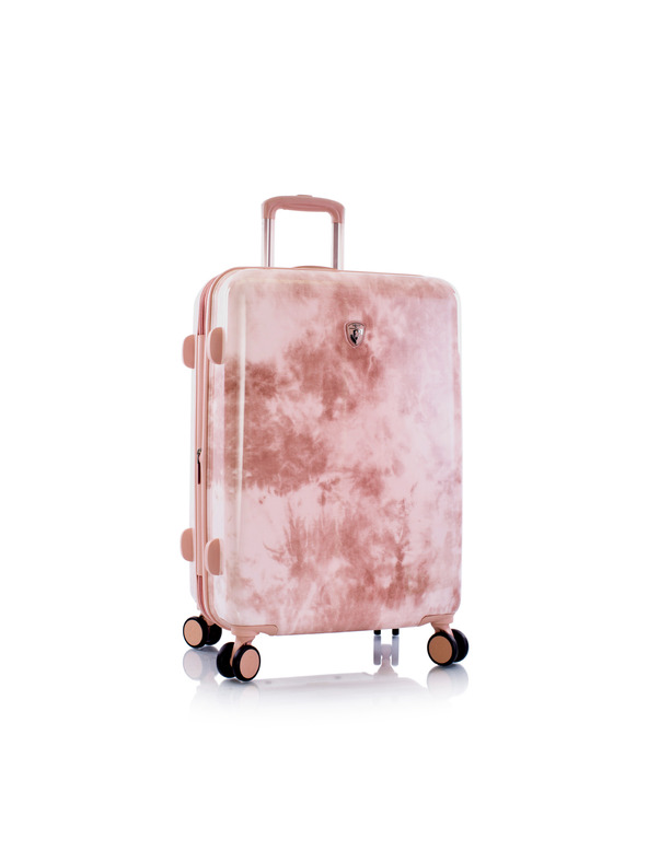 Heys Heys Tie-Dye M ružičasti putni kovčeg s uzorkom