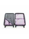 Heys Set od pet putnih torbi svijetloljubičaste boje Heys Metallic Packing Cube 5pc