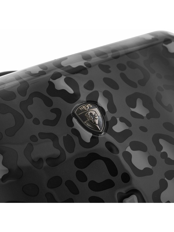 Heys Crni putni kofer s uzorkom Heys Black Leopard L