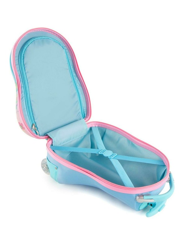 Heys Plavi dječji kofer Heys Kids Trolls Turquoise