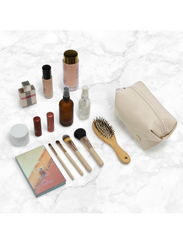 Heys Bež kozmetička torbica Heys Basic Makeup Bag Tan