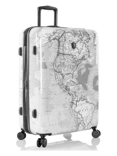 Heys Heys Journey 3G L svijetlo sivi putni kovčeg s uzorkom