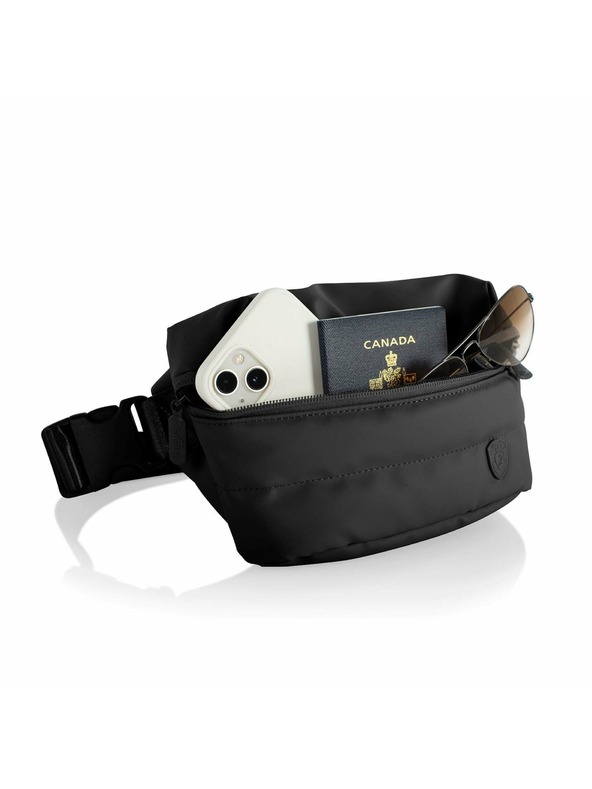 Heys Crna torbica oko struka Heys Puffer Mini Waist Bag