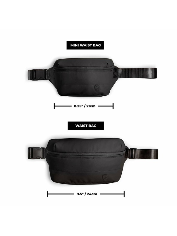 Heys Crna torbica oko struka Heys Puffer Mini Waist Bag