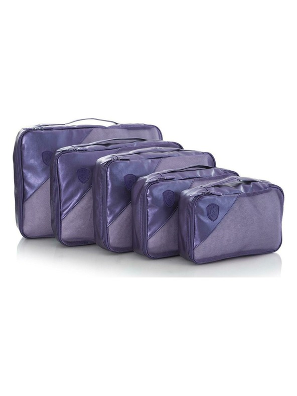 Heys Set od pet putnih torbica u tamno plavoj boji Heys Metallic Packing Cube 5pc