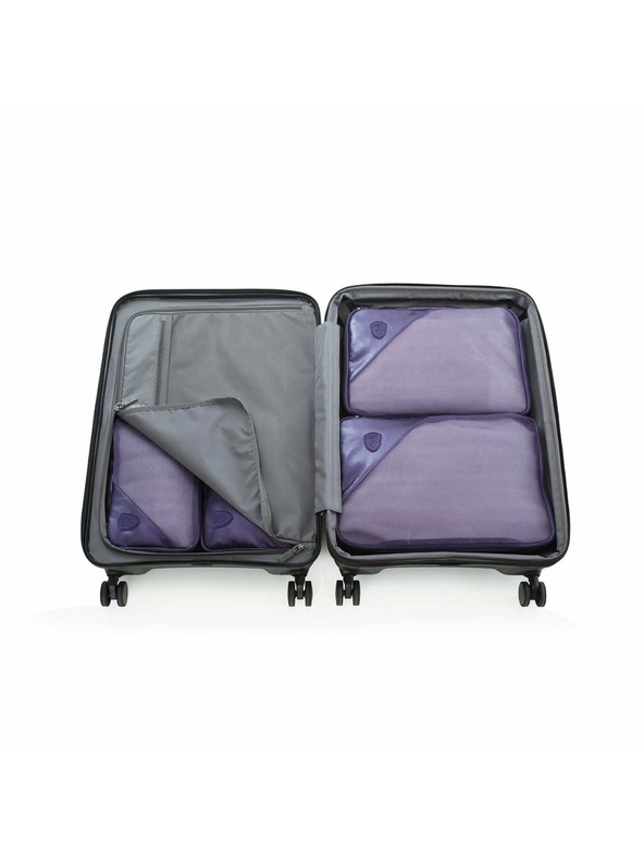 Heys Set od pet putnih torbica u tamno plavoj boji Heys Metallic Packing Cube 5pc