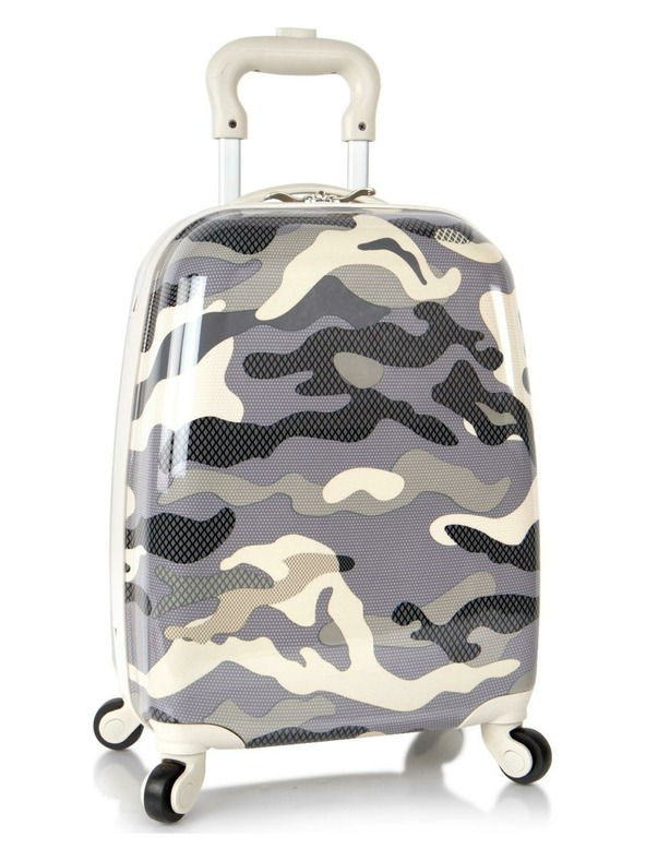 Heys Sivi dječji kofer s uzorkom Heys Kids 4w Grey Camo