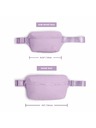 Heys Mini torbica oko struka Heys Puffer Mini Waist Bag Lavanda