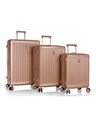 Heys Set putnih koffera Heys Luxe S,M,L Rose Gold