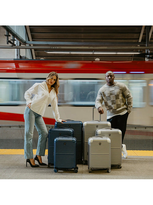 Heys Set putnih kofера Heys Cruze S,M,L Navy