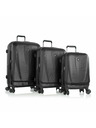 Heys Set putnih kofra Heys Vantage Smart Luggage S,M,L Black – set od 3 kofera