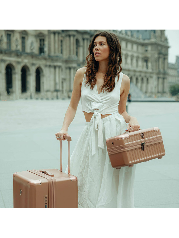 Heys Kozmetička putna torba Heys Luxe Beauty Case Rose Gold