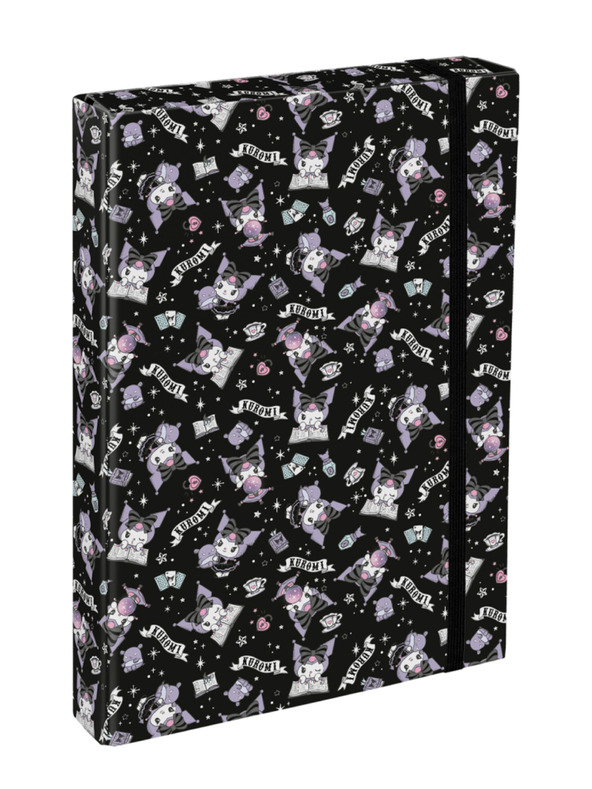 BAAGL  BAAGL Mape za školske bilježnice A4 Jumbo Kuromi Black