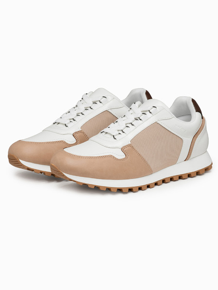 Ombre Clothing Cipele OM-FOSL-0243 - bijele/pješčane Ombre Clothing