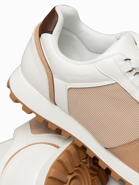 Ombre Clothing Cipele OM-FOSL-0243 - bijele/pješčane Ombre Clothing