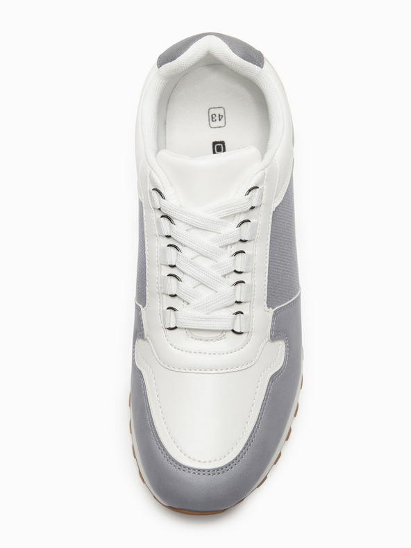 Ombre Clothing Cipele OM-FOSL-0243 - bijela/svetlo siva Ombre Clothing