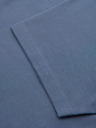 Ombre Clothing Muška pamučna majica BASIC s okruglim izrezom - bijela/grafit/plava od denimaV8 OM-TSBS-0268 Ombre Clothing
