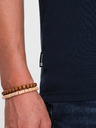 Ombre Clothing Potpisana muška majica s V izrezom i elastanom - tamno plava V2 S2040 Ombre Clothing