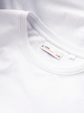Ombre Clothing Muška pamučna majica s kontrastnom dvobojnom tiskanom - bijela V2 OM-TSPT-0219 Ombre Clothing