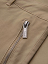 Ombre Clothing Muške hlače s ravnim nogavicama i patentnim džepovima - kaki V3 P1517 Ombre Clothing