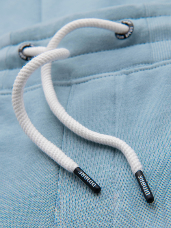 Ombre Clothing Muške pamučne trenirke BASIC s nepodstavljenom nogavicom - svijetlo plave V7 OM-PABS-0304 Ombre Clothing