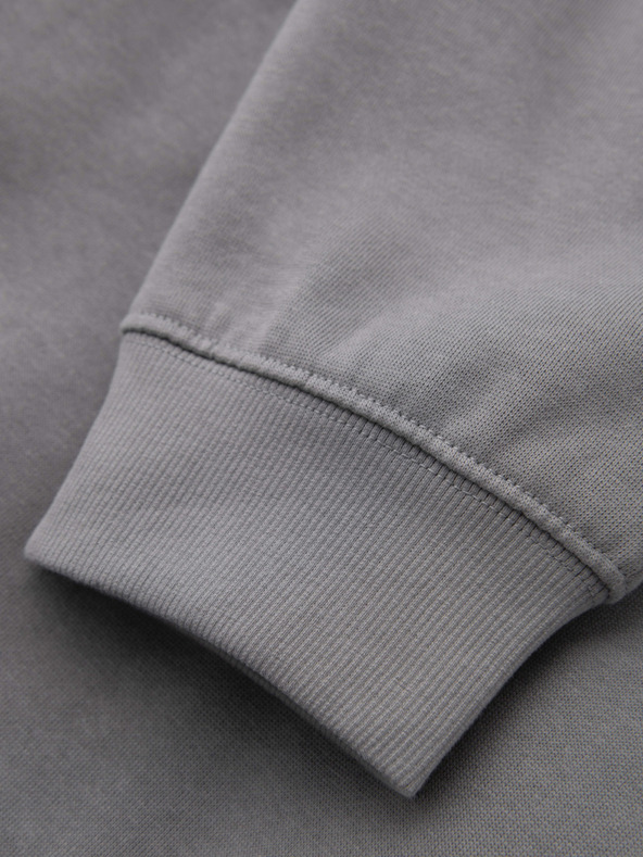 Ombre Clothing Muške trenirke BASIC s rebrastim nogavicama - sive V8 OM-PABS-0305 Ombre Clothing