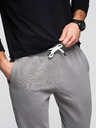 Ombre Clothing Muške trenirke BASIC s rebrastim nogavicama - sive V8 OM-PABS-0305 Ombre Clothing