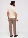 Ombre Clothing Muške hlače chino REGULAR FIT - smeđe V1 OM-PACP-0293 Ombre Clothing