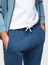 Ombre Clothing Muške pamučne sportske hlače BASIC bez podstave - tamno plave V4 OM-PABS-0304 Ombre Clothing