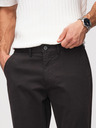 Ombre Clothing Muške chino hlače REGULAR FIT - crne V5 OM-PACP-0293 Ombre Clothing