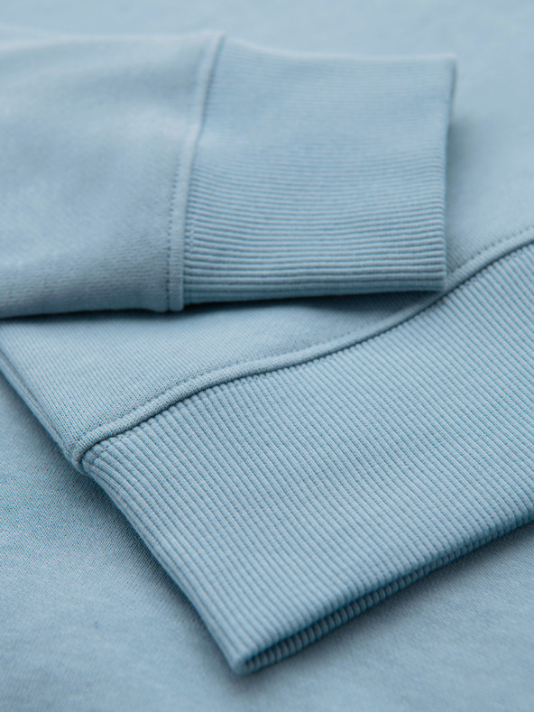 Ombre Clothing Muška majica BASIC s okruglim izrezom - plava Ombre Clothing