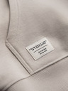 Ombre Clothing Muška pamučna kengurujača majica BASIC s kapuljačom - svijetlo bež Ombre Clothing