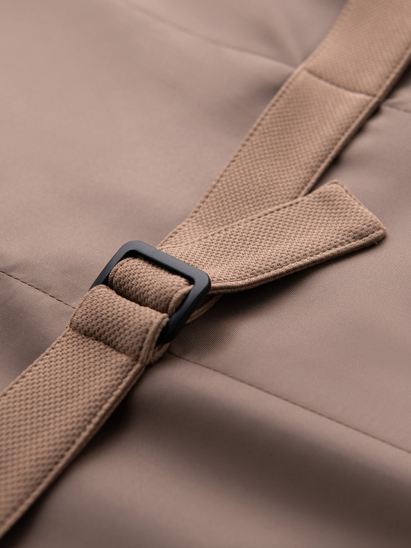 Ombre Clothing Muška elegantan prsluk s klapama - smeđa V1 V66 Ombre Clothing