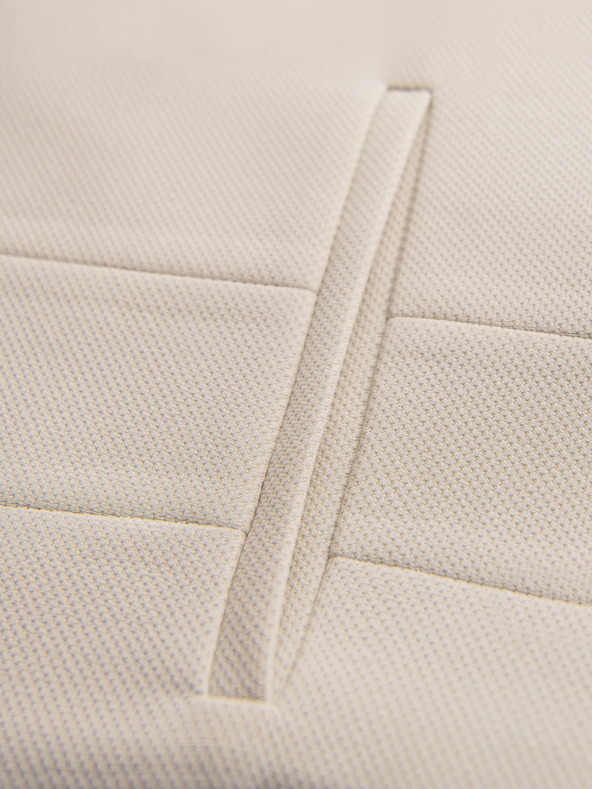 Ombre Clothing Elegantan muški prsluk s klapama - bež V2 V66 Ombre Clothing