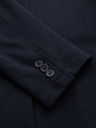 Ombre Clothing Muška pletena sakoa slim fit kroja s finom teksturom - tamno plava V3 M165 Ombre Clothing