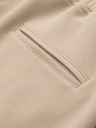 Ombre Clothing Muške strukturirane šorts REGULAR FIT - bež V1 OM-SRSK-0124 Ombre Clothing