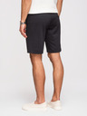 Ombre Clothing Muške strukturalne šorts REGULAR FIT - crne V2 OM-SRSK-0124 Ombre Clothing