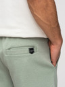 Ombre Clothing Muške šorts REGULAR FIT od francuskog froté pletiva - pastelno zelene V3 OM-SRSK-0196 Ombre Clothing