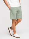 Ombre Clothing Muške šorts REGULAR FIT od francuskog froté pletiva - pastelno zelene V3 OM-SRSK-0196 Ombre Clothing