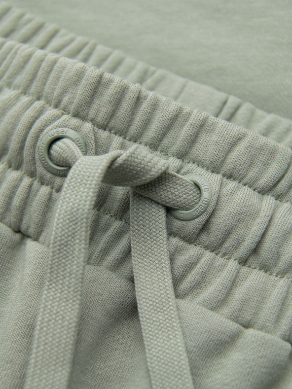 Ombre Clothing Muške šorts REGULAR FIT od francuskog froté pletiva - pastelno zelene V3 OM-SRSK-0196 Ombre Clothing