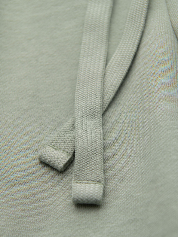 Ombre Clothing Muške šorts REGULAR FIT od francuskog froté pletiva - pastelno zelene V3 OM-SRSK-0196 Ombre Clothing