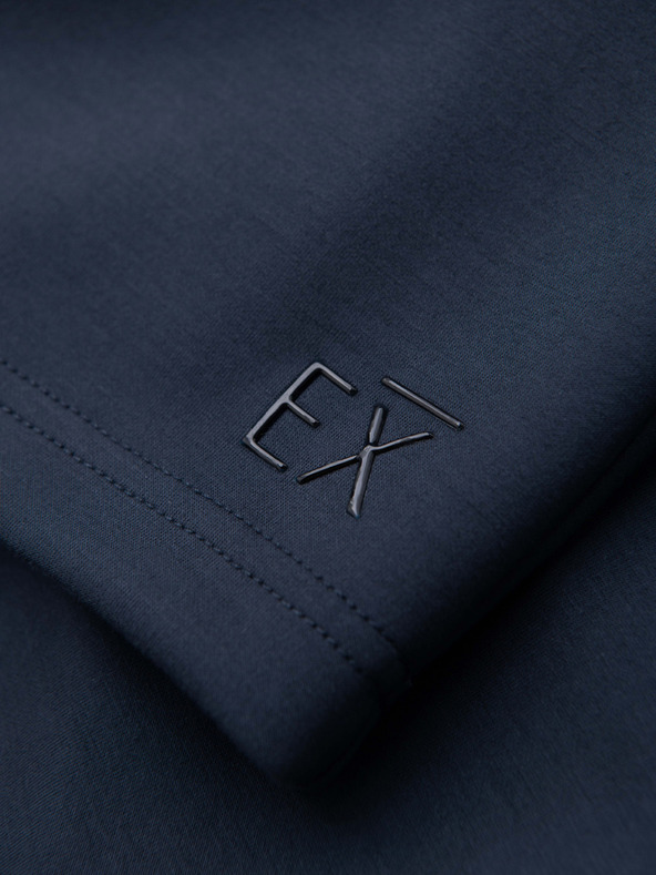 Ombre Clothing Muške šorts od glatkog pletiva REGULAR FIT - tamno plave V4 OM-SRBC-0153 Ombre Clothing