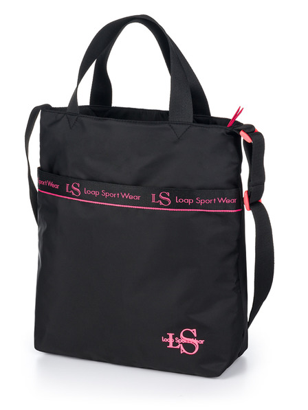 Loap Ženska torba LOAP NIKKO Crna/Ružičasta